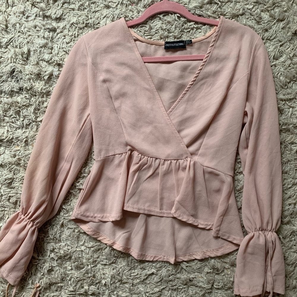 Pretty little thing pink blouse